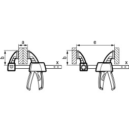 Bessey BESEZS60-8 CIRCIR MEKANİZMALI TEK EL iŞKENCE 600mm 2000N