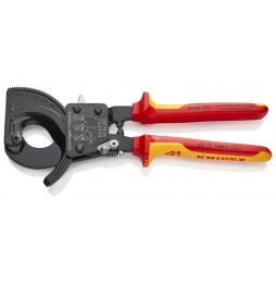 Knipex 9536250 CIRCIR MEKANİZMALI KABLO MAKASI 250 mm