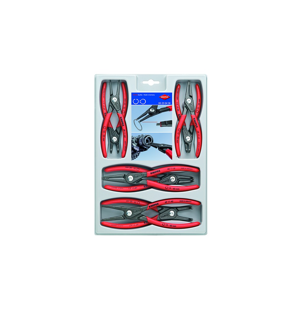 Knipex 002004SB SEGMAN PENSE SETİ