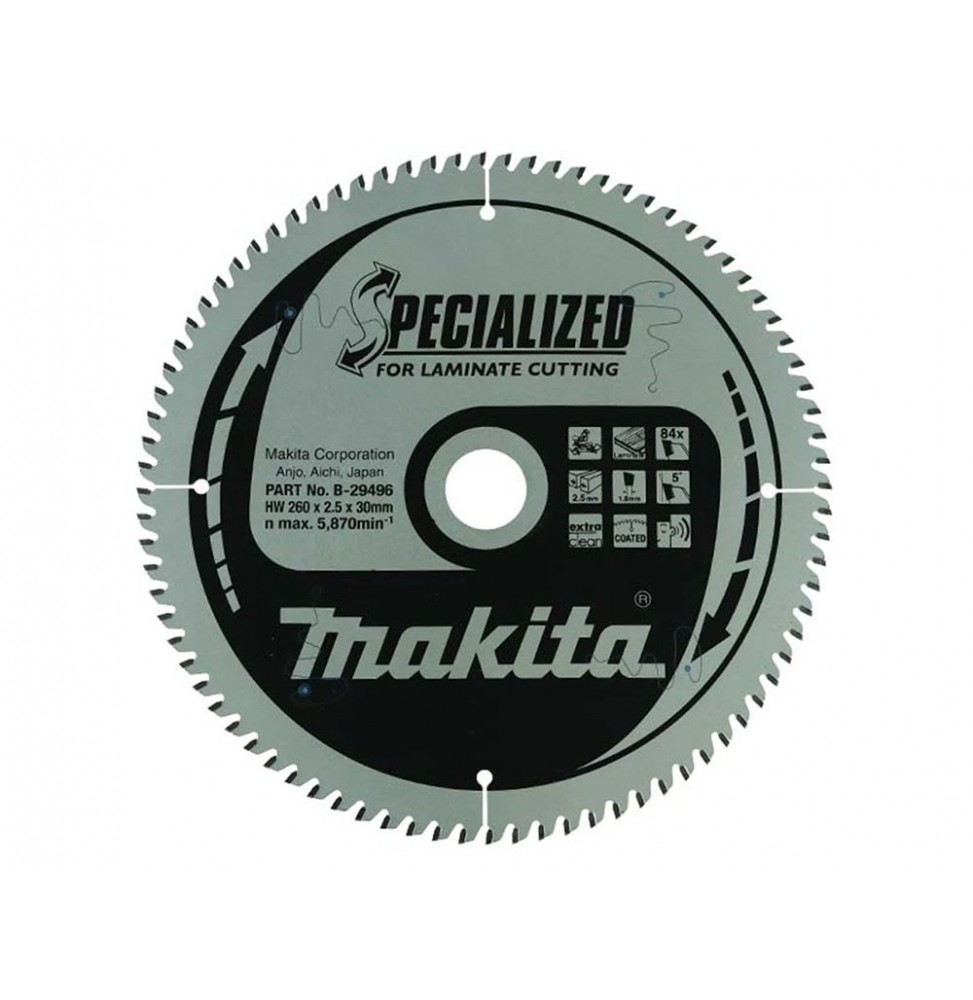 Makita B-29496 LAMİNANT KESİM DAİRE TESTERE 260x84 DİŞ