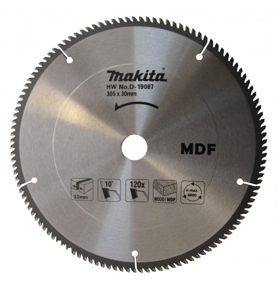 Makita D-19087 AHŞAP KESİM DAİRE TESTERE 305x120 DİŞ
