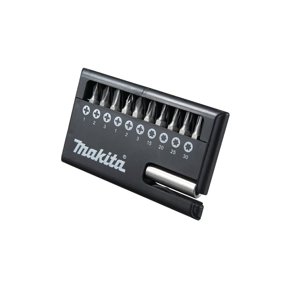 Makita D-30651-12 11 PARÇALI VİDALAMA + MANYETİK UÇ SETİ