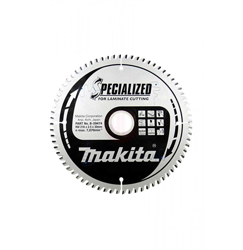 Makita B-29474 AHŞAP DAİRE TESTERE 216x72 DİŞ