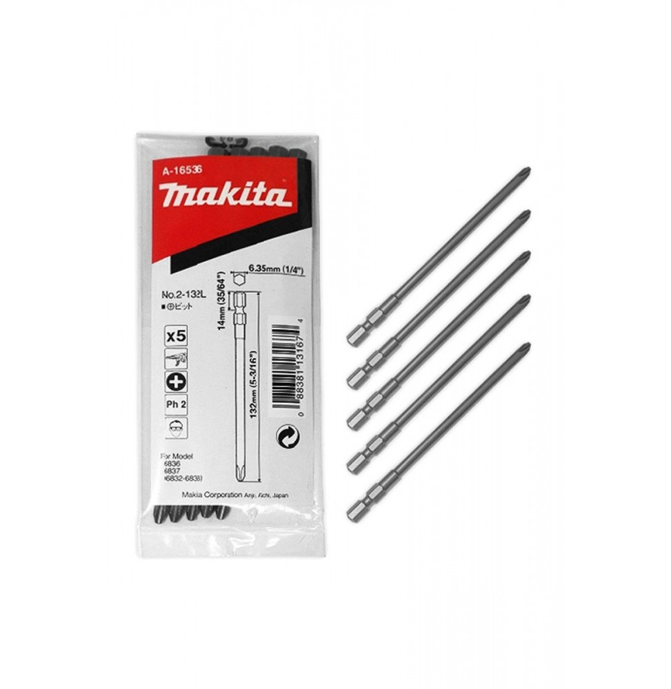 Makita A-16536 ŞERİT VİDALAMA UCU PH2 132 mm