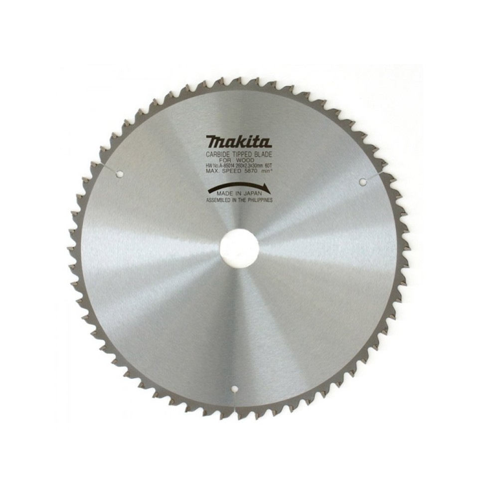 Makita A-85014 AHŞAP DAİRE TESTERE 260x60 DİŞ