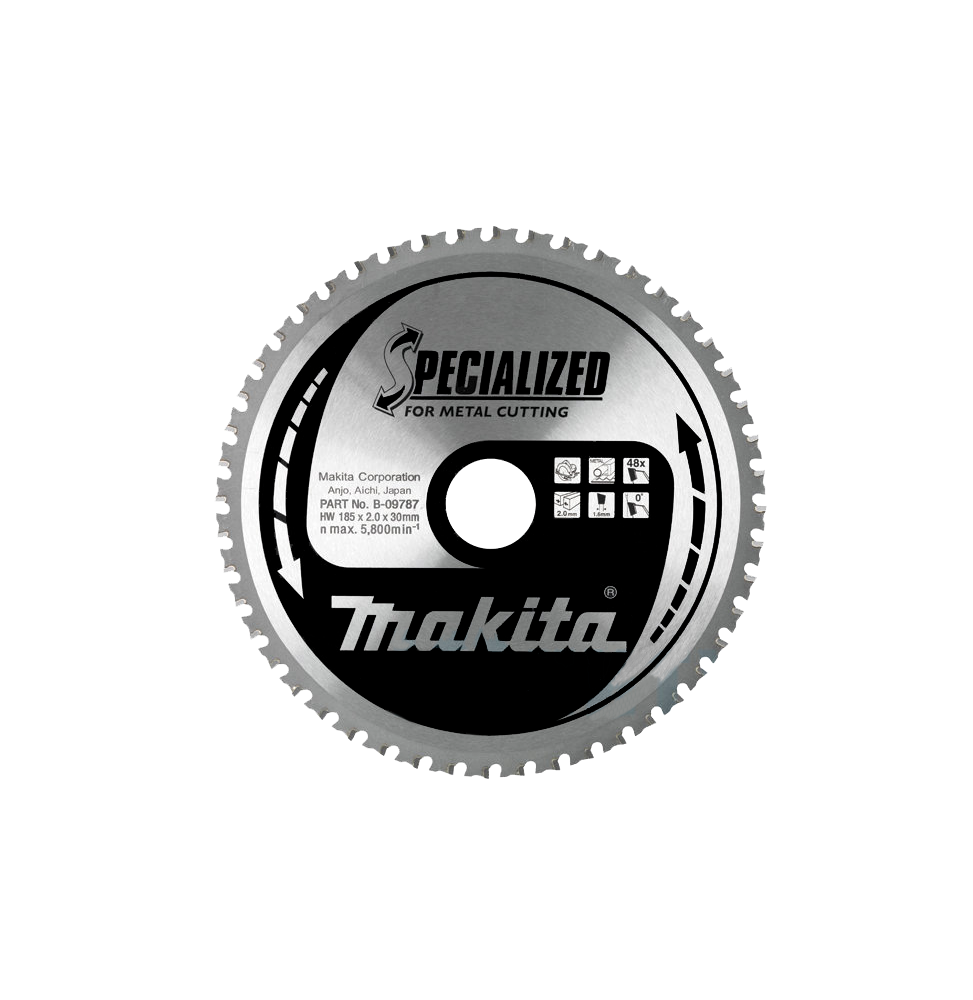 Makita B-09787 METAL KESME DAİRE TESTERE 185x48 DİŞ