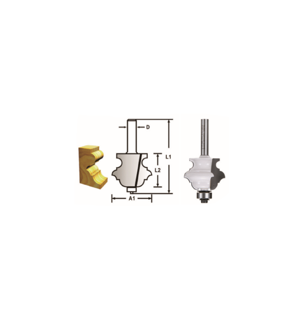 Makita D-48876 FREZE BIÇAĞI 12x57.2 mm