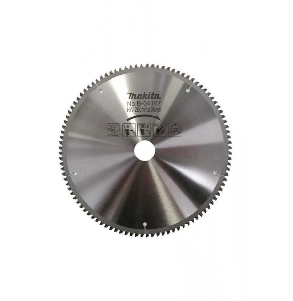 Makita B-04167 ALÜMİNYUM KESİM DAİRE TESTERE 260x100 DİŞ