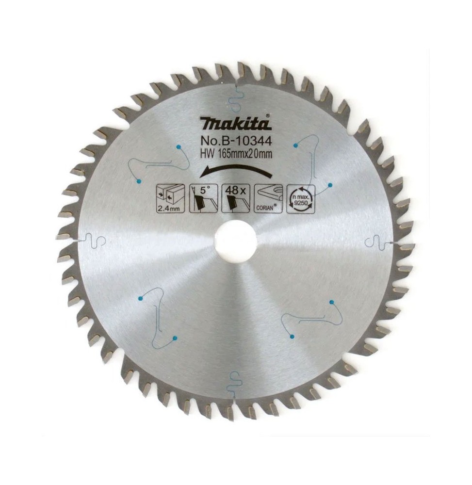 Makita B-10344 AHŞAP DAİRE TESTERE 165x48 DİŞ