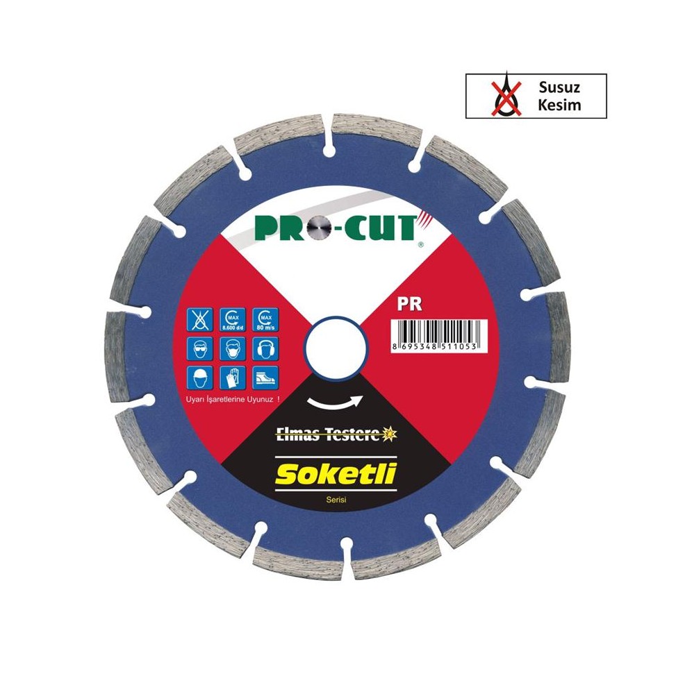 Procut PR54107 SOKETRYİ TESTERE FLANŞLI 230 HA