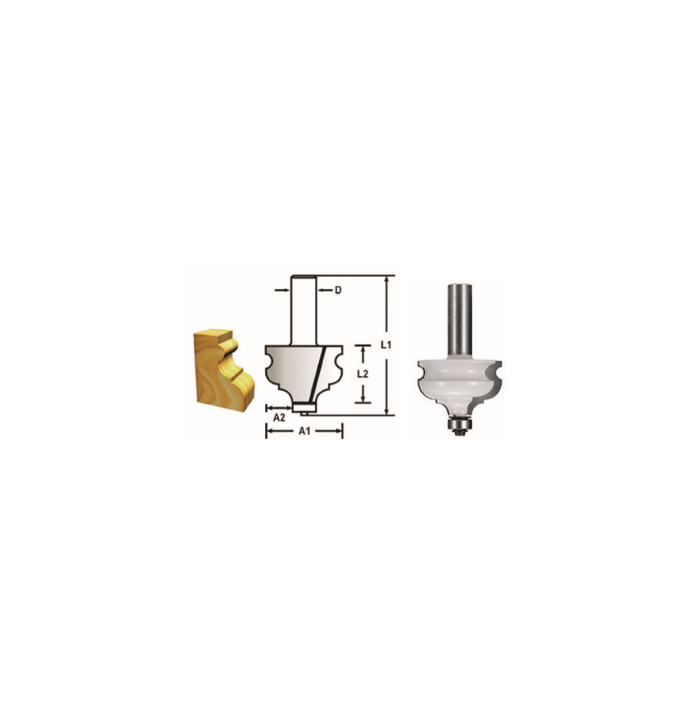 Makita D-48854 FREZE BIÇAĞI 12x44.5 mm