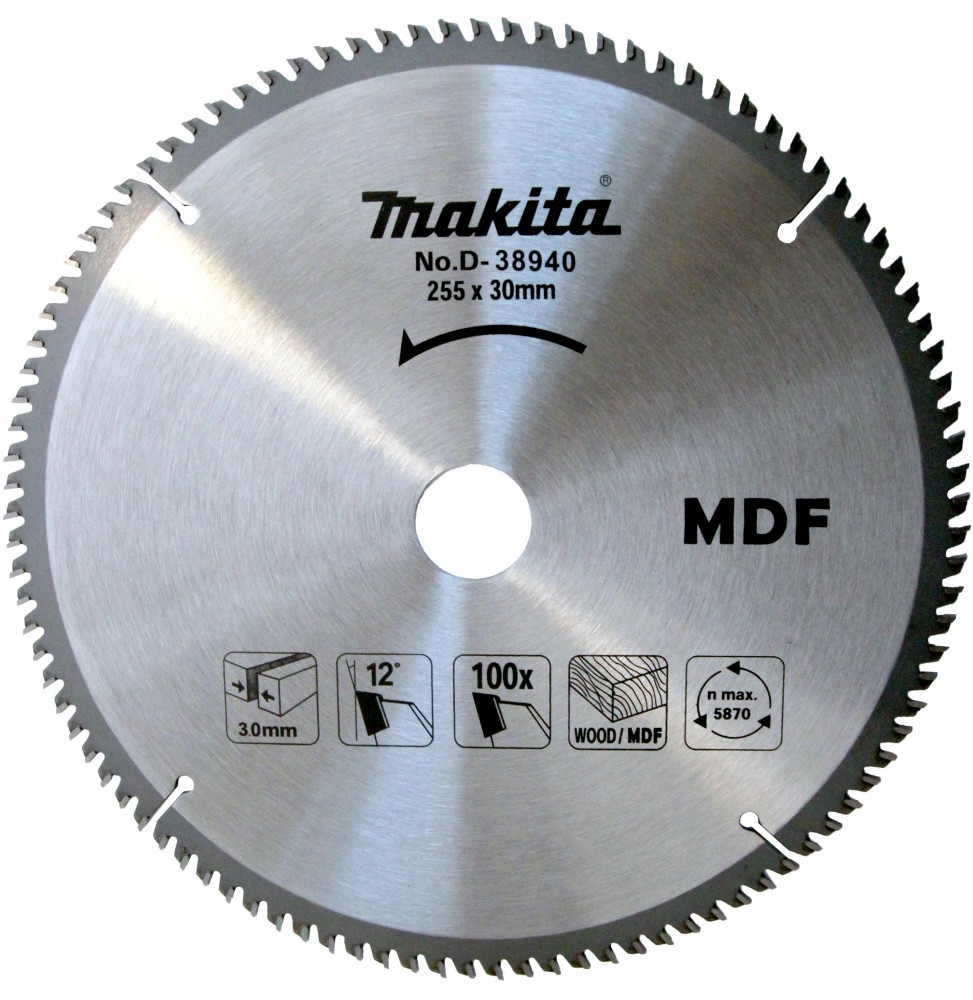 Makita D-38940 AHŞAP DAİRE TESTERE 255x100 DİŞ