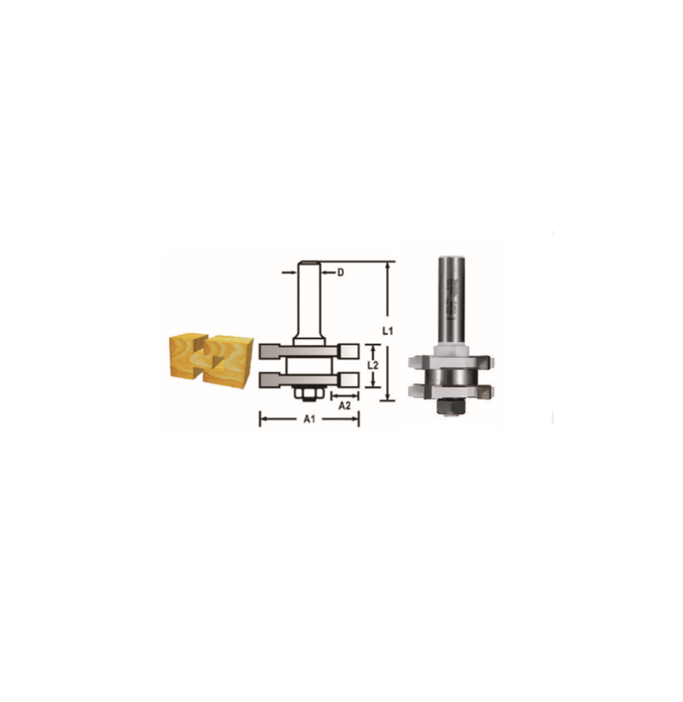 Makita D-48929 FREZE BIÇAĞI 12x41.3 mm