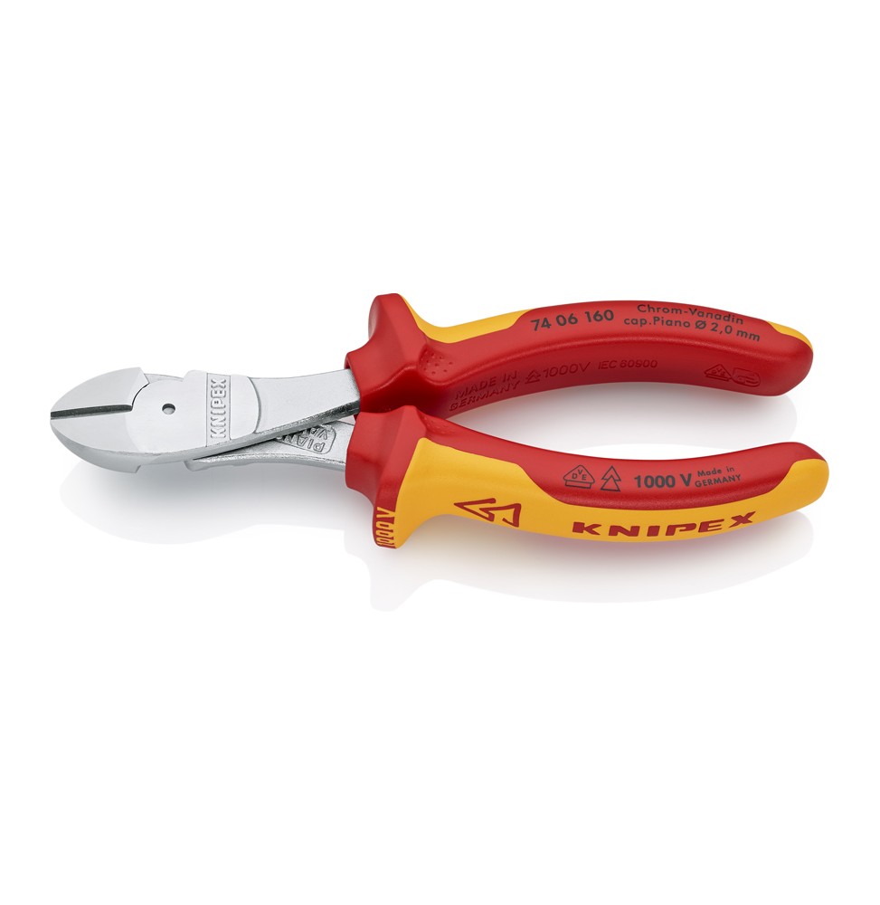 Knipex 7406160 KNIPEX 74 06 160 AĞIR TİP VDE YAN KESKİ