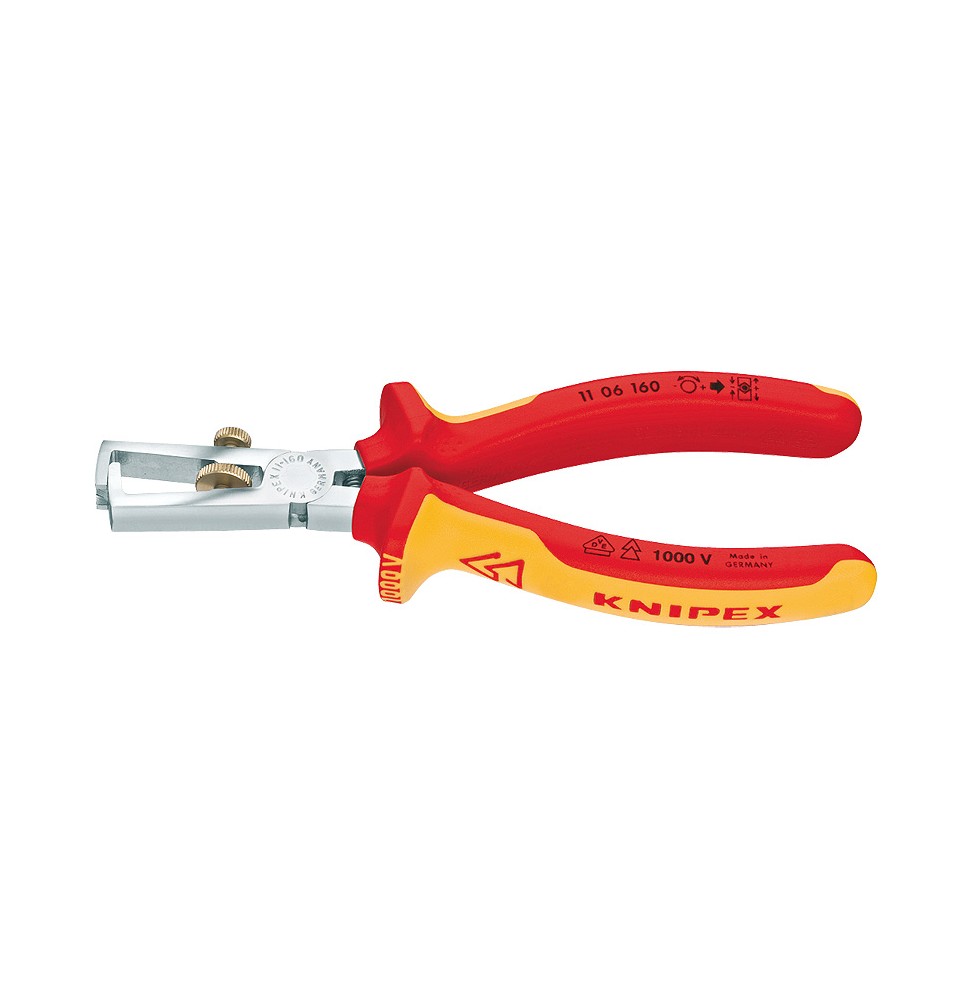 Knipex 1106160 VDE KABLO SIYIRMA PENSESİ 160 mm