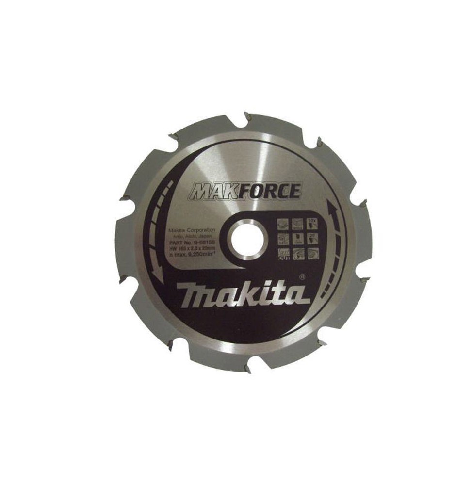 Makita B-08159 AHŞAP DAİRE TESTERE 165x10 DİŞ