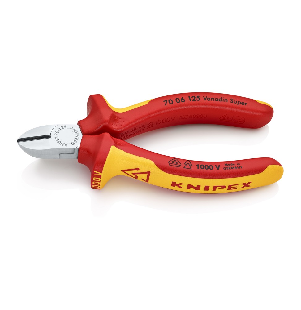 Knipex 7006125 VDE YAN KESKİ 125 mm