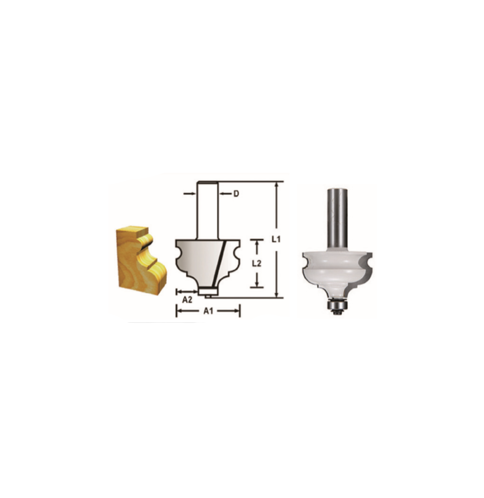 Makita D-48832 FREZE BIÇAĞI 8x19 mm