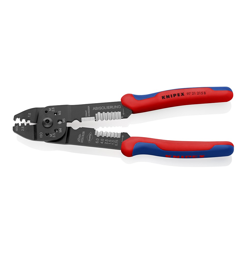 Knipex 9721215B PAPUÇ SIKMA VE KABLO SIYIRMA PENSİ 215 mm
