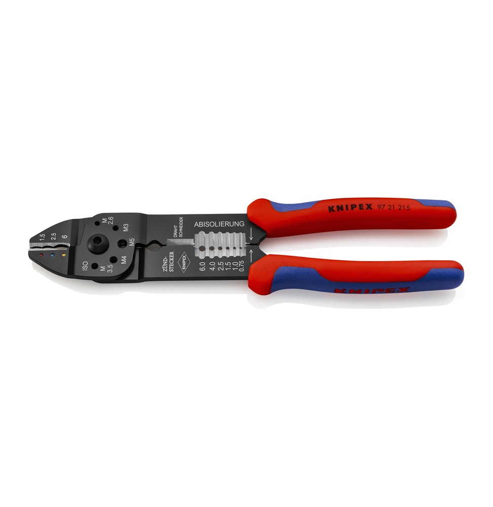 Knipex 9721215 PAPUÇ SIKMA VE KABLO SIYIRMA PENSİ 215 mm