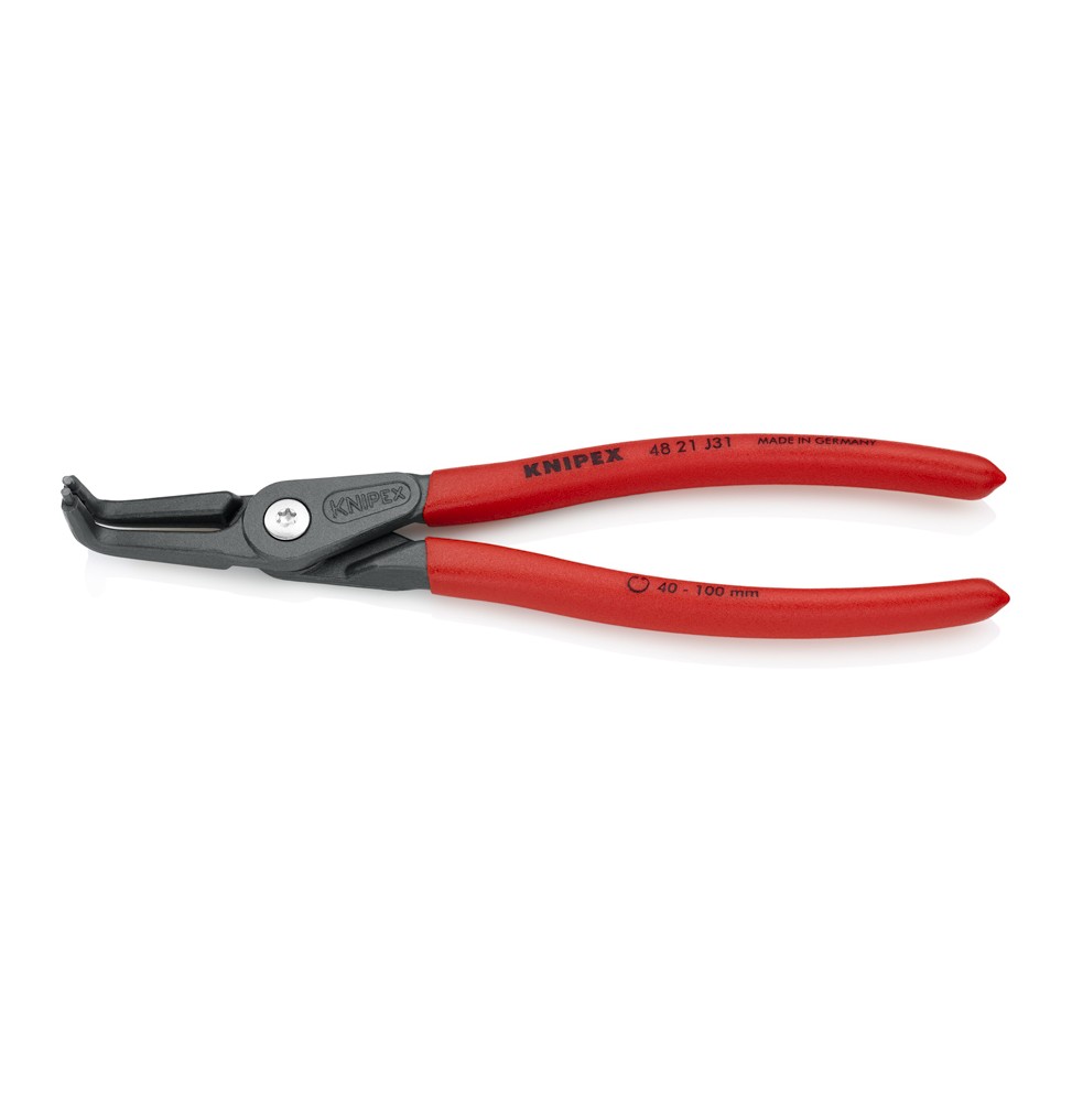 Knipex 4821J31 AĞIR HİZMET iÇ SEGMAN PENSİ 210 mm
