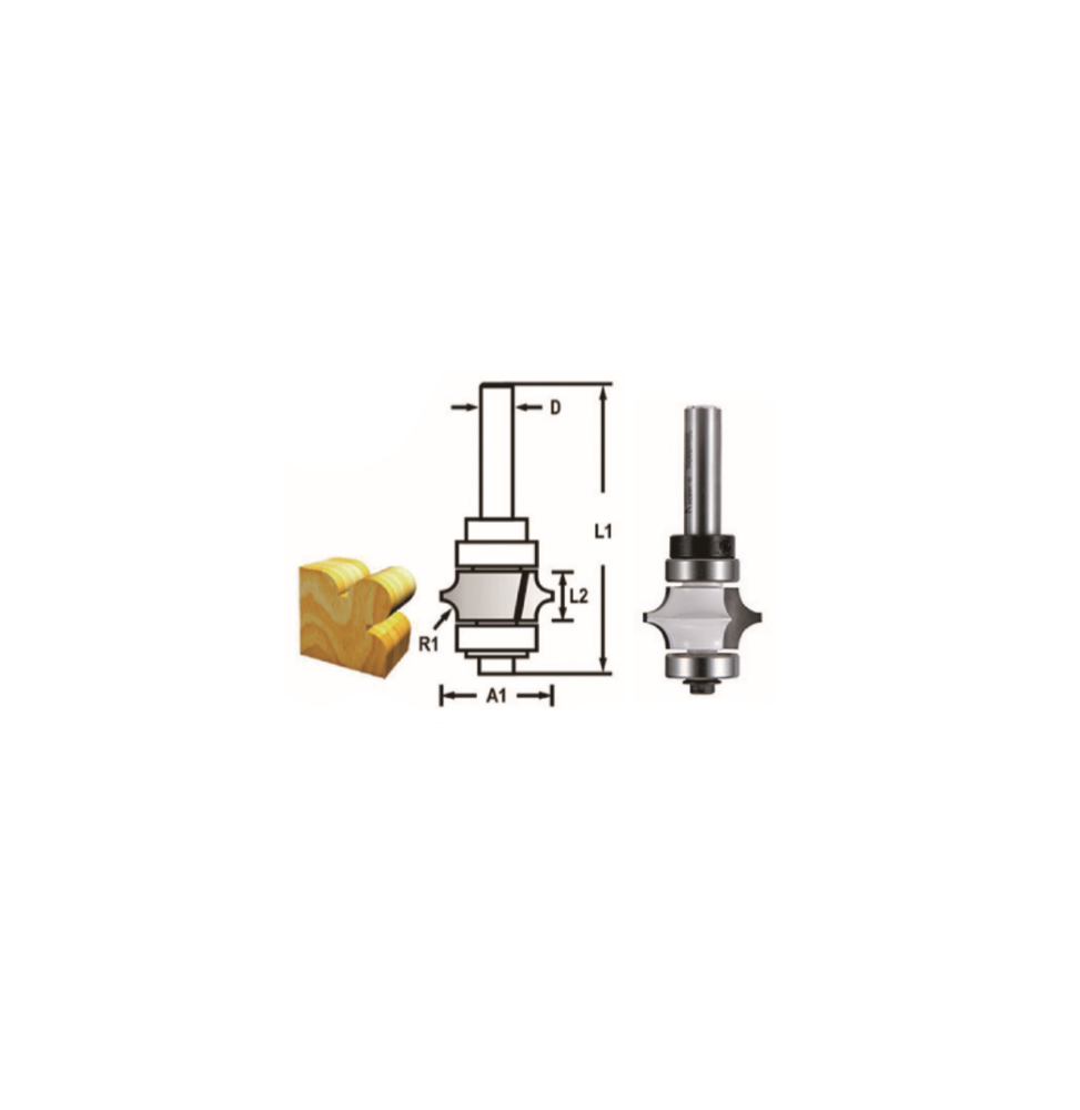 Makita D-48826 FREZE BIÇAĞI 8x25.4 mm