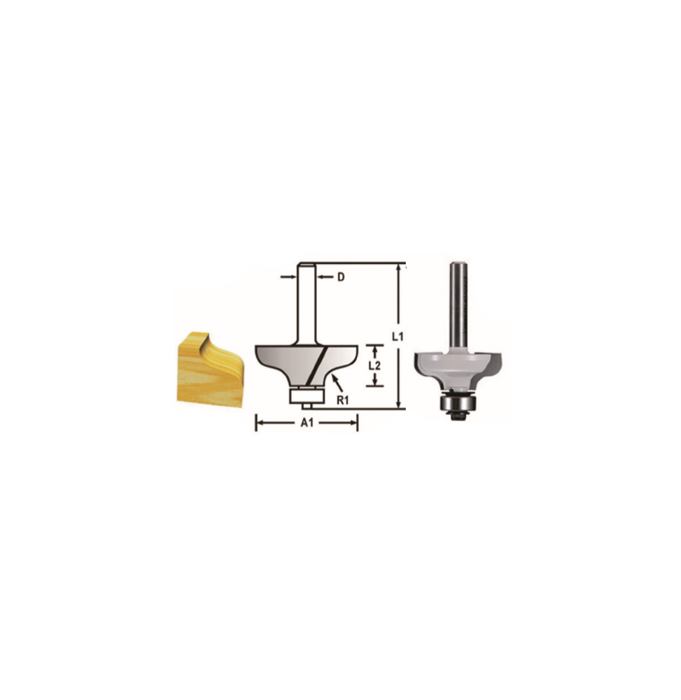 Makita D-48773 FREZE BIÇAĞI 8x31.8 mm