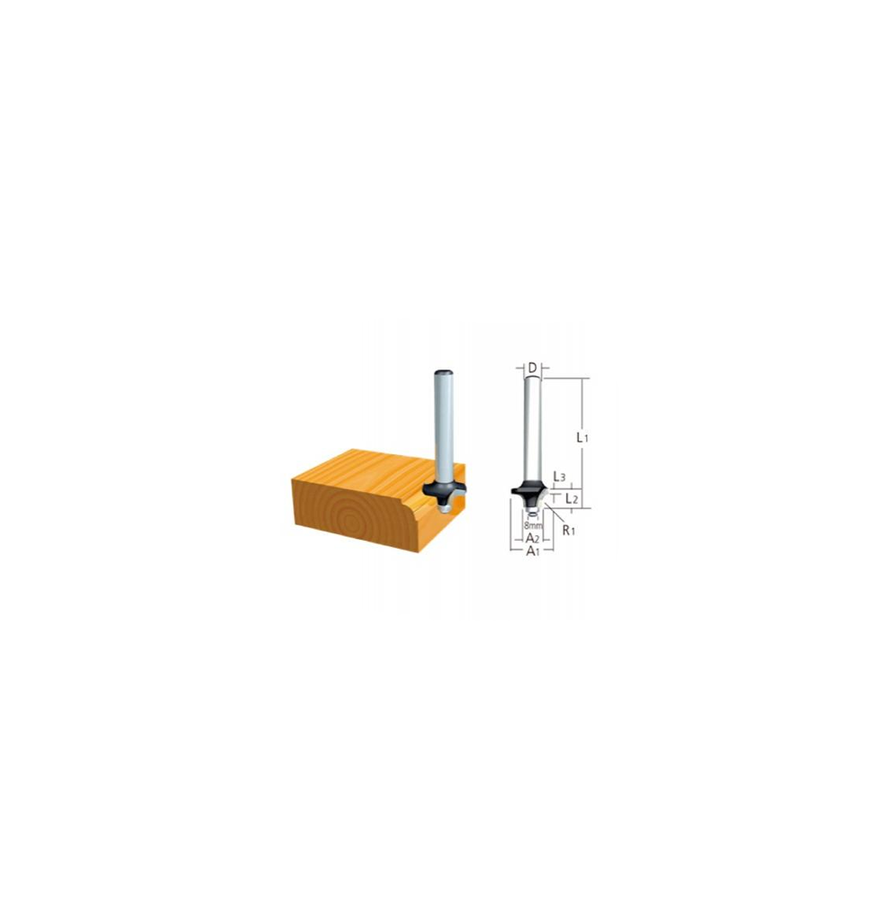 Makita D-09547 FREZE BIÇAĞI 6x26 mm