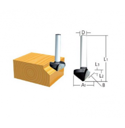 Makita D-09385 FREZE BIÇAĞI 6x20 mm