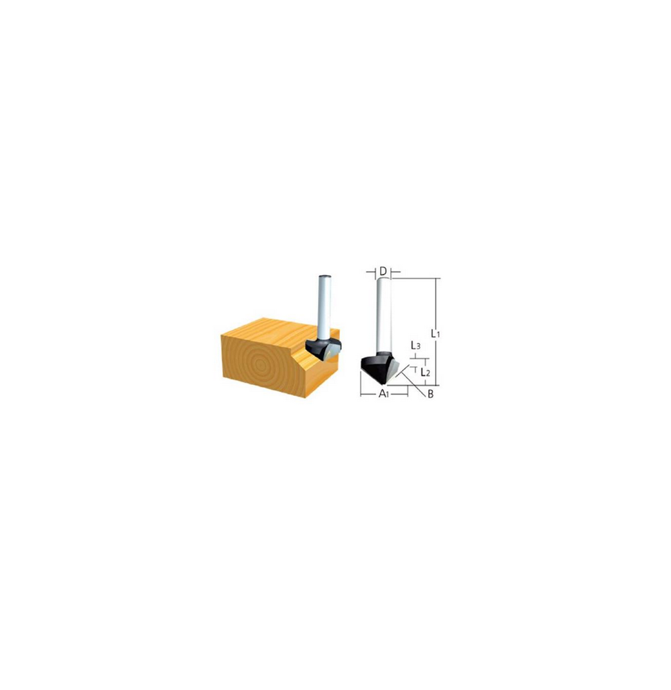 Makita D-09385 FREZE BIÇAĞI 6x20 mm