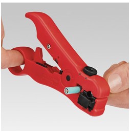 Knipex 166006 COAX KABLO SIYIRMA ALETİ