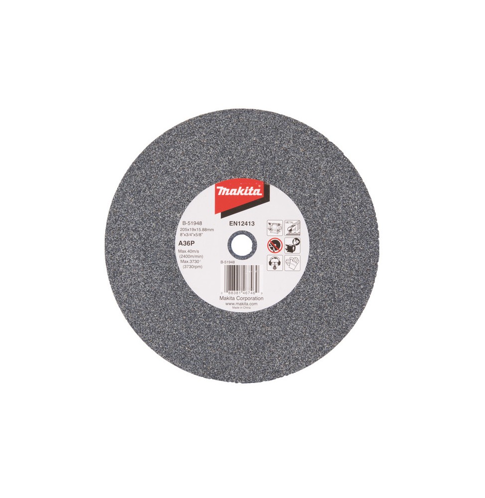 Makita B-51948 ZIMPARA MOTORU TAŞI 205x19x15.88 mm
