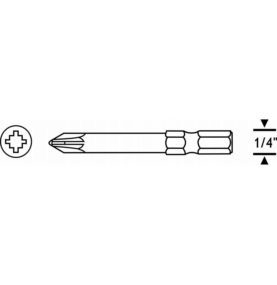 Proscr SCR03153 POZİ BİTS UÇ PZ1 25mm