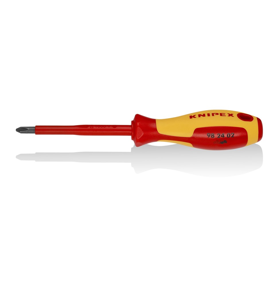 Knipex 982402 VDE YILDIZ UÇLU TORNAVİDA 212 mm