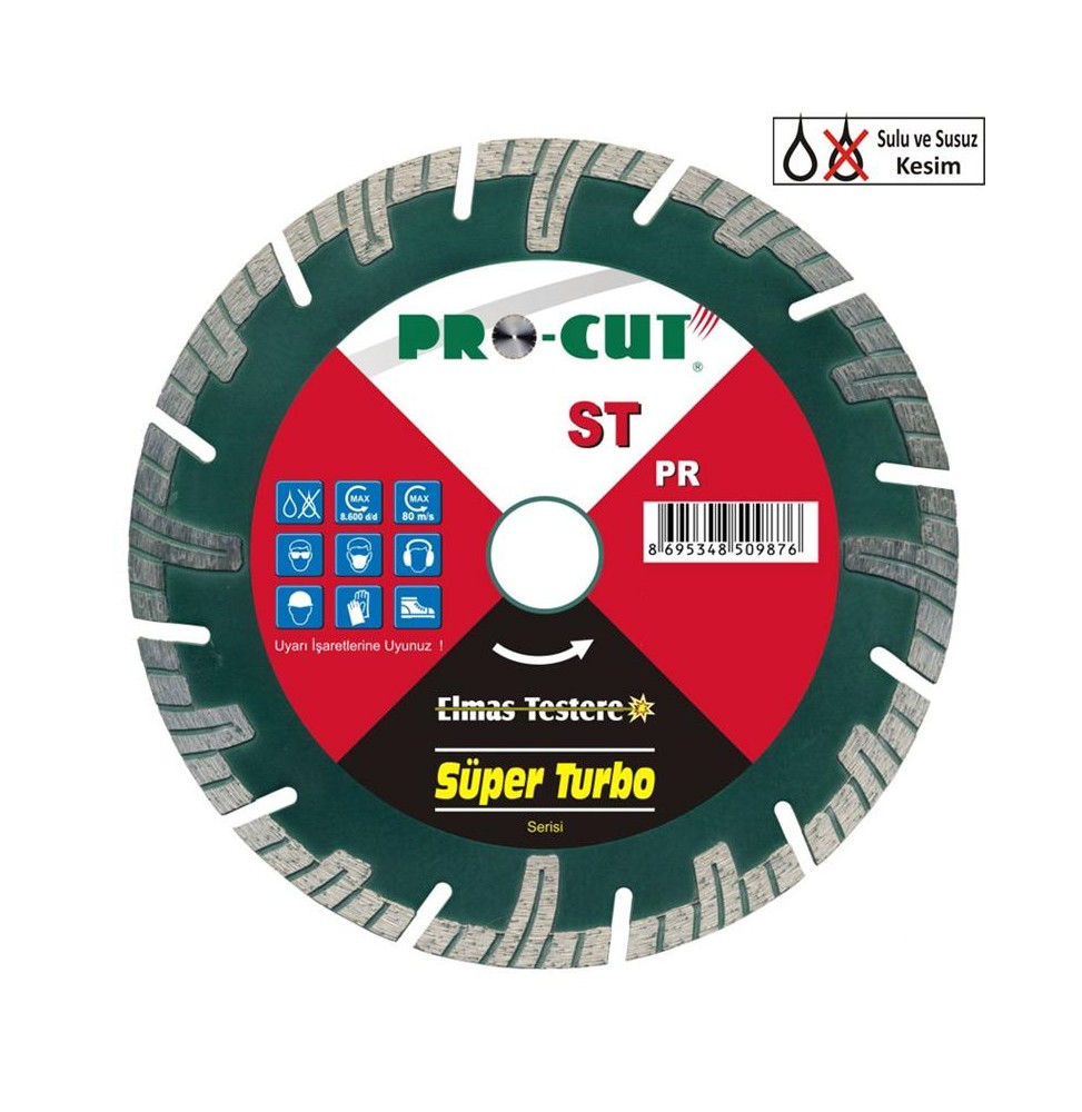 Procut PR54985 SÜPER TURBO TESTERE HOT PRESSED 115 HCT