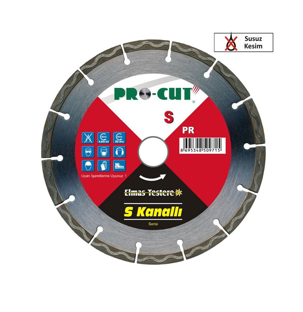 Procut PR50969 S KANALLI TESTERE 115 S