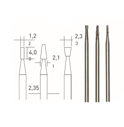 Proxxon 28752 TUNGSTEN KARBÜRLÜ MATKAP VE FREZE UCU 3 LÜ
