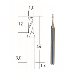 Proxxon 28758 TUNGSTEN KARBÜRLÜ MATKAP VE FREZE UCU 1.0 mm