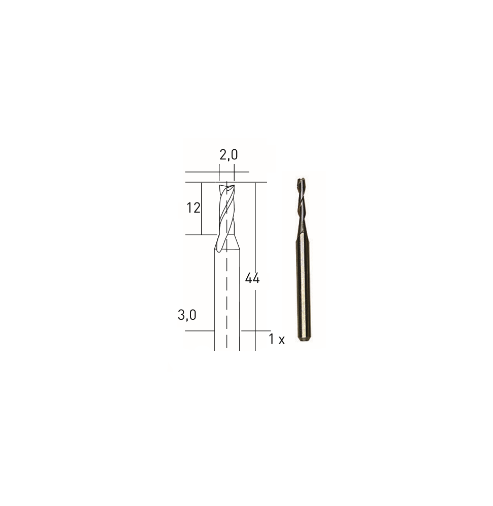 Proxxon 28759 TUNGSTEN KARBÜRLÜ MATKAP UCU 2.0 mm