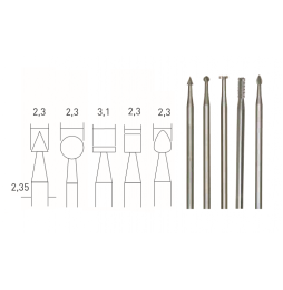 Proxxon 28710 FREZE UÇ SETİ 5 Lİ