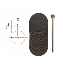 Proxxon 28808 KESME DİSKİ 10 LU 22 mm