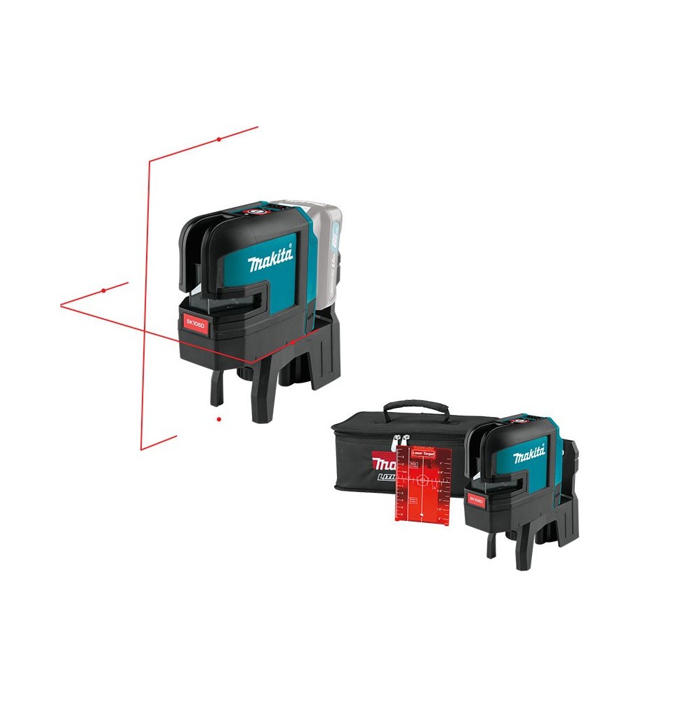 Makita SK106DZ 4 NOKTA KIRMIZI ÇAPRAZ ÇİZGİ LAZERİ (AKÜLÜ)