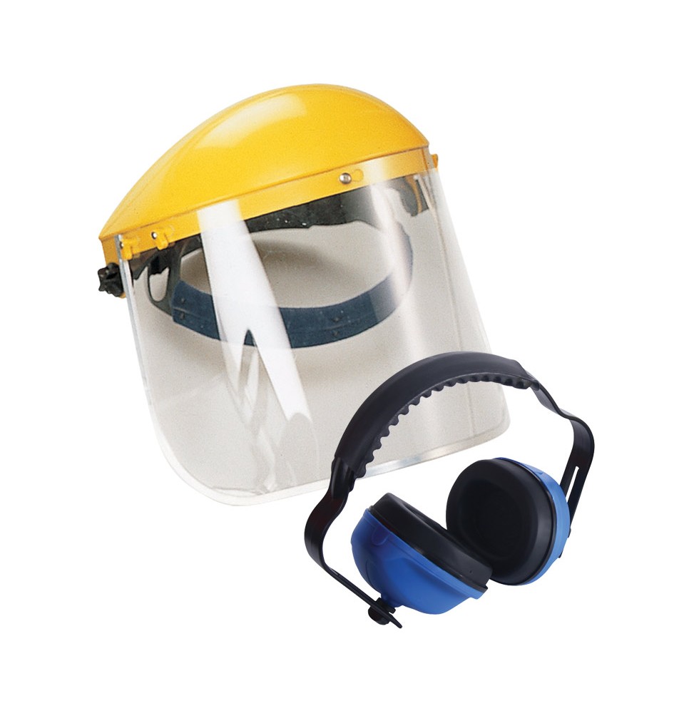 Max Safety SE913-004 YÜZ KORUYUCU SİPERLİK VE KULAKLIK SETİ 25 Db 8"x12"