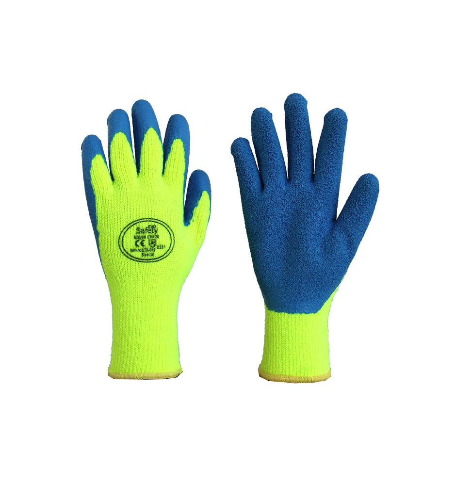 Max Safety LTX-012 LATEKS KAPLI KIŞ ELDİVENİ NO: 10