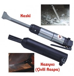 Gison GP851E HAVALI KESKİ + KAZIYICI (ÇİVİLİ RASPA)