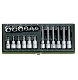 Proxxon Endüstriyel 23296 PROXXON 23296 1/2˝ 18 PARÇALI XZN LOKMA TAKIMI