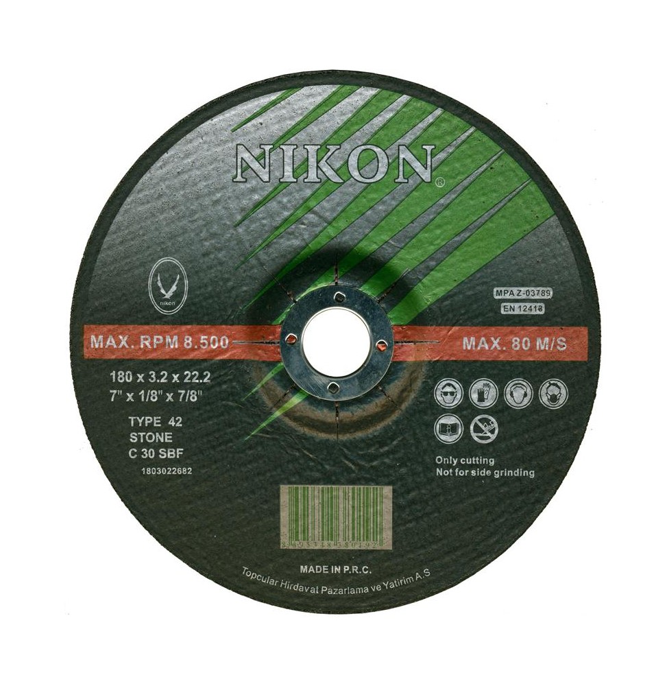 Nikon N38031 BETON FLEX KESME TAŞI 300x3.0x25.4 mm