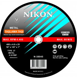Nikon N38013 METAL FLEX TAŞLAMA TAŞI 230x6.0x22 mm
