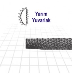 Three Files EGYYI6 YARIM YUVARLAK EĞE  -  iNCE 6"