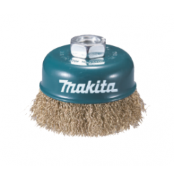 Makita D-39768 ÇANAK FIRÇA  -  DALGALI TELLİ (SARI) 75xM14x2 mm